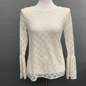 The Limited Women's Top Size X-Small Cream Lace